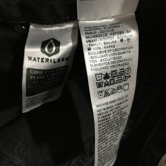 Levi's Premium Womens Baggy Dad Black Jeans Size 29W x 30L - Picture 8 of 13